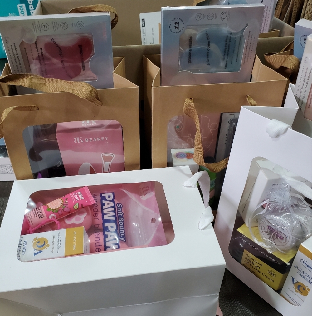 Assorted Beauty and Skincare Gift Bags